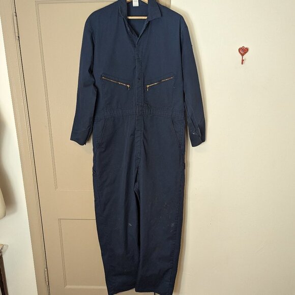 Big Ben Coverall Jumpsuit Vintage Mechanic Carpenter Work Canvas Boilersuit - Picture 13 of 13